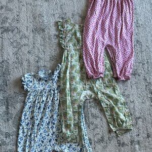 Floral Baby Romper Set